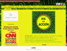 Tablet Screenshot of ifaenaccion.com